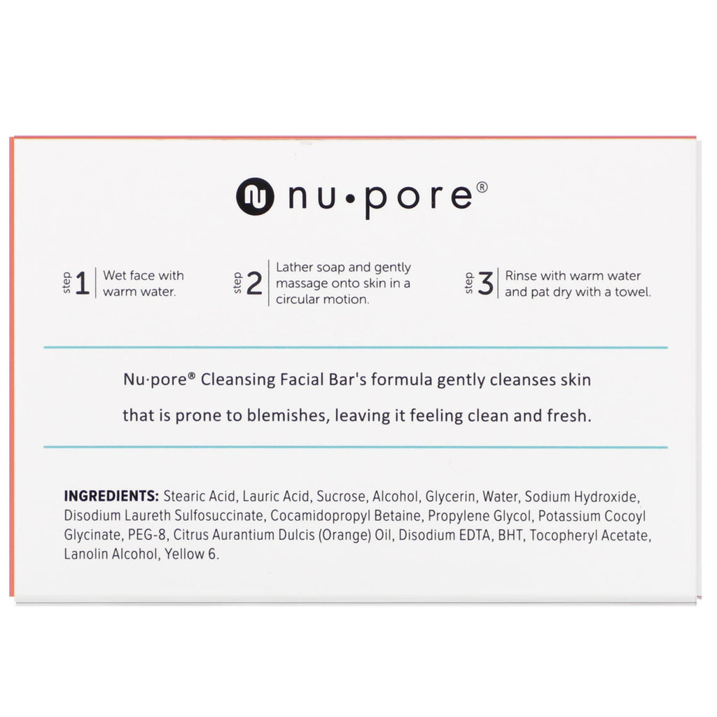 Nu-Pore, Cleansing Facial Bar for Blemish-Prone Skin, 3.5 oz (100 g)