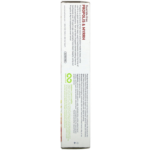 Tom's of Maine, Natural Antiplaque, Propolis & Myrrh Toothpaste, Fluoride-Free, Fennel, 5.5 oz (155.9 g)