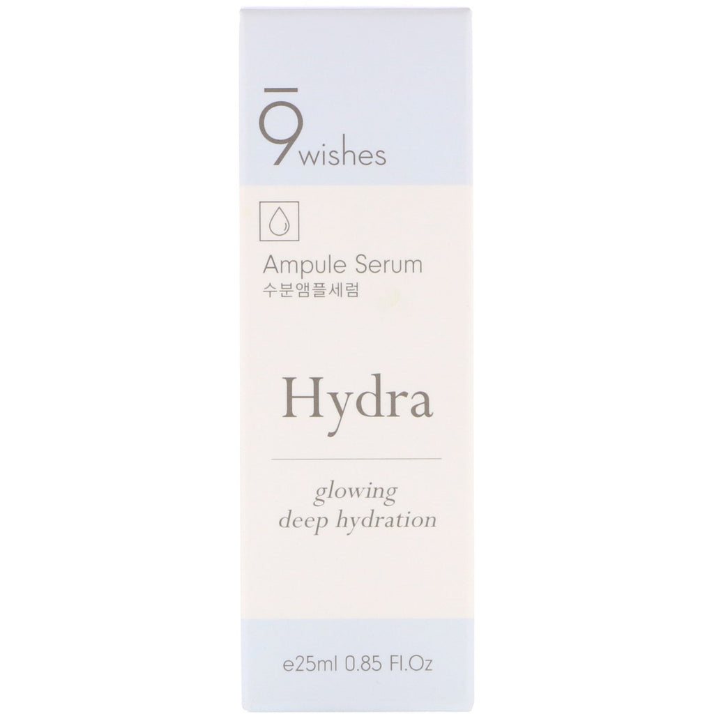 9Wishes, Ampule Serum, Hydra, 0.85 fl oz (25 ml)