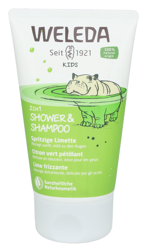 Weleda Kids 2in1 Shower &amp; Shampoo Sparkling Lime 150 ml