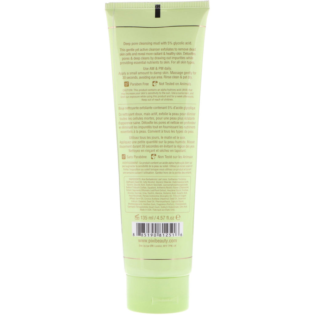 Pixi Beauty, Glow Mud Cleanser, 4.57 fl oz (135 ml)