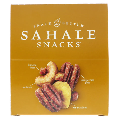 Sahale Snacks, Glazed Mix, Banana Rum Pecans, 9 Packs, 1.5 oz (42.5 g) Each