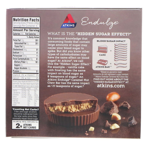 Atkins, Endulge, Peanut Butter Cups, 5 Packs, 1.2 oz (34 g) Each