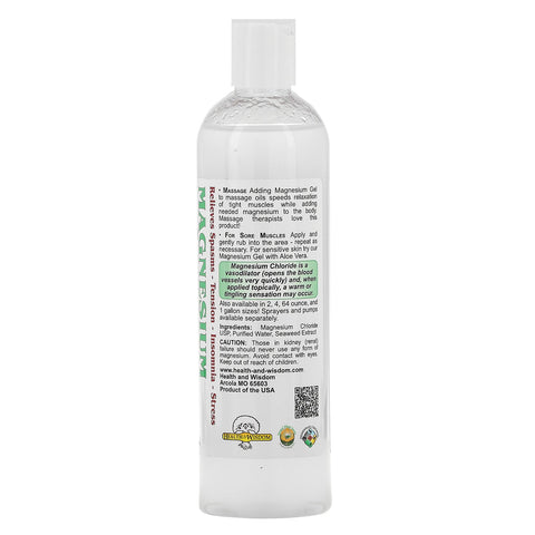 Salud y Sabiduría, Gel de magnesio, 12 fl oz (355 ml)