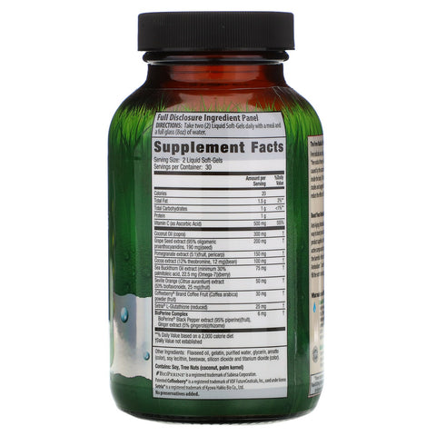 Irwin Naturals, anti-aldrende antioxidanter, 60 flydende bløde geler