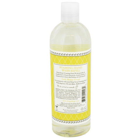 Deep Steep, Foaming Hand Wash Refill, Grapefruit - Bergamot, 16 fl oz (474 ml)