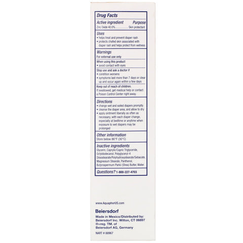 Aquaphor, Baby, Healing Paste, 3.5 oz (99 g)