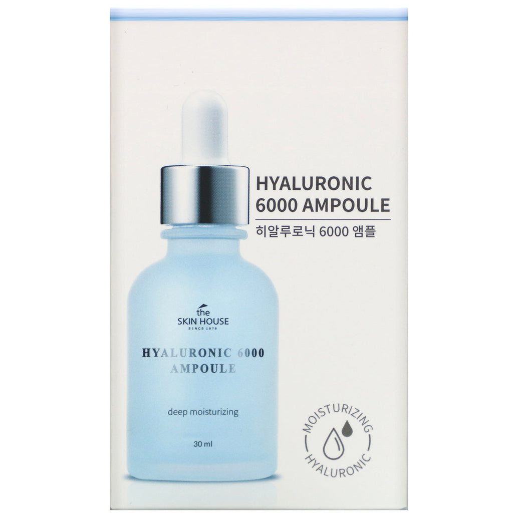 The Skin House, Hyaluronic 6000 Ampul, 30 ml