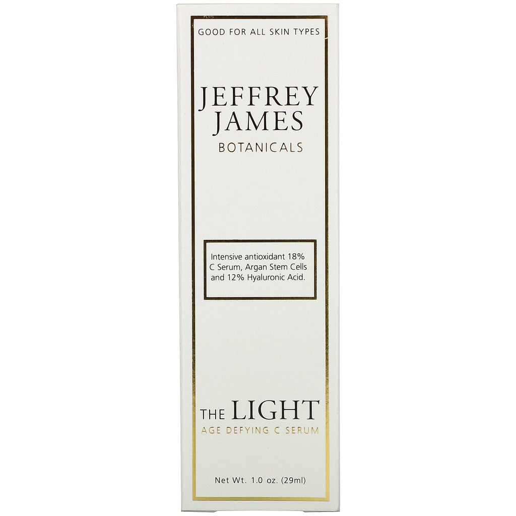 Jeffrey James Botanicals, The Light Age Defying C Serum, 1.0 oz (29 ml)