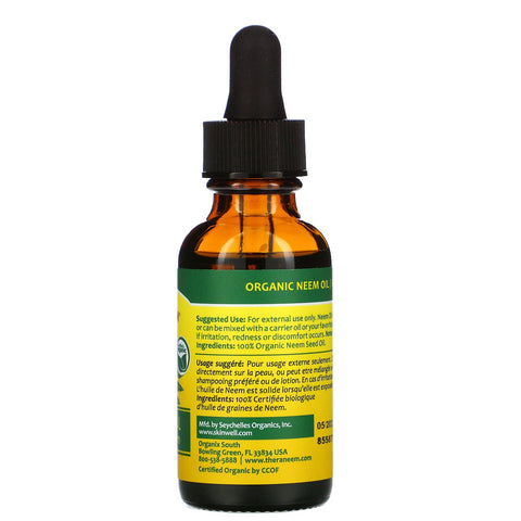 Organix South, TheraNeem Naturals, Aceite de neem, 1 fl oz (30 ml)