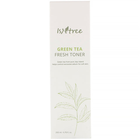 Isntree, grøn te frisk toner, 6,76 fl oz (200 ml)