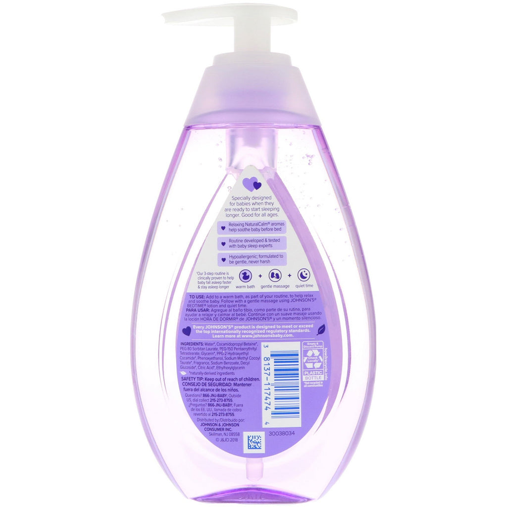 Johnson &amp; Johnson, Hora de acostarse, Baño, 13,6 fl oz (400 ml)