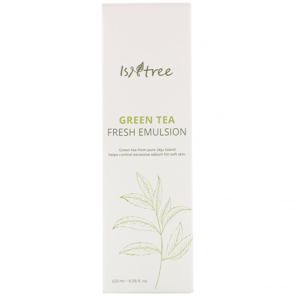 Isntree, Green Tea Fresh Emulsion, 4.06 fl oz (120 ml)