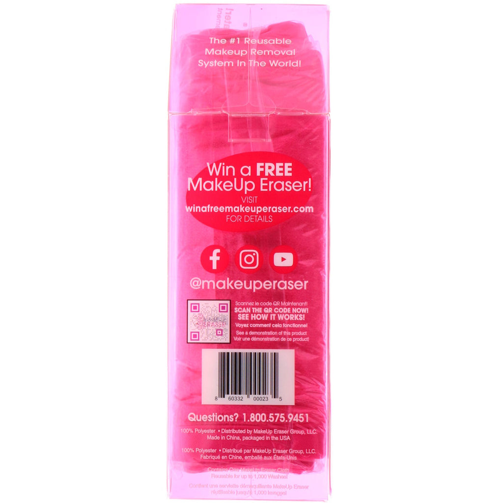 MakeUp Eraser, Original Pink, One Cloth