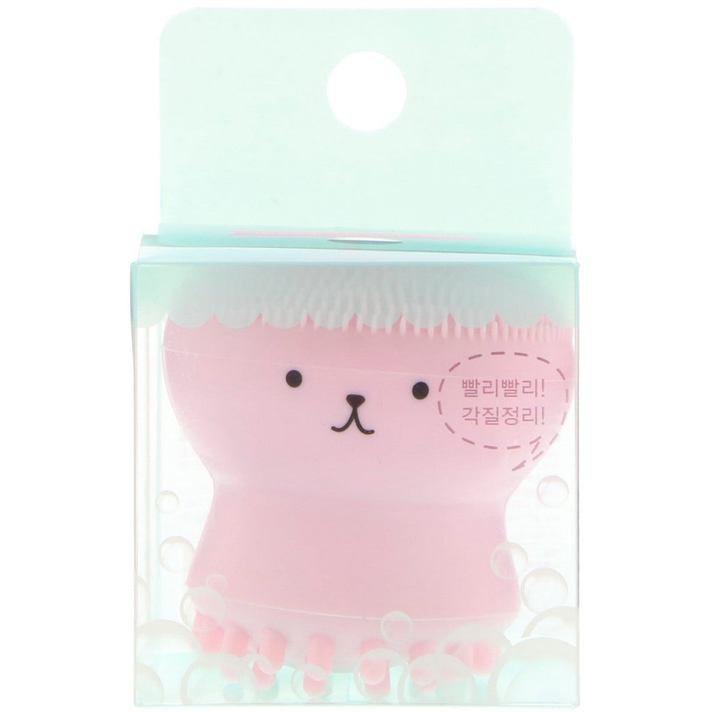 Etude House, My Beauty Tool, Exfoliating Jellyfish Silicon Brush, 1 Brush