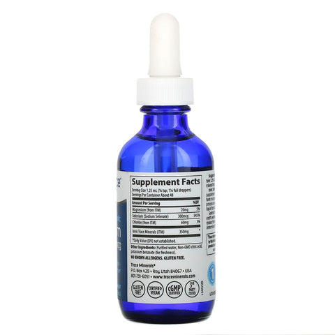 Trace Minerals Research, Ionic Selenium, 300 mcg, 2 fl oz (59 ml)