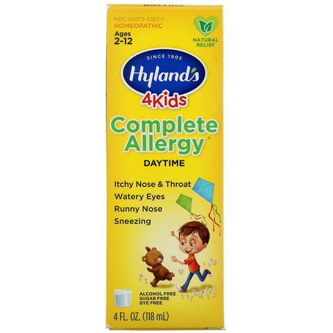 Hyland's, 4 børn, komplet allergi, dagtimerne, 4 fl oz (118 ml)