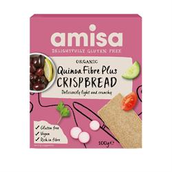 Amisa Amisa Gluten Free Quinoa Fibre Plus Crispbread Organic 100g
