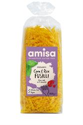 Amisa Organic & Gluten Free Corn & Rice Fusilli Pasta 500g