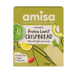 Amisa Amisa Organic Crispbread - Protein Lentil 100g