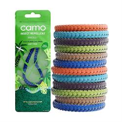 Camo Camo Mosquito Repellent Leather Bracelet