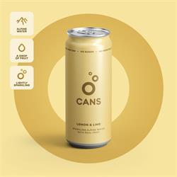 Cans Lemon Infused Sparkling Alpine Water 330ml