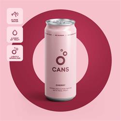 Cans Cherry Infused Sparkling Alpine Water 330ml
