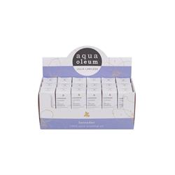 Aqua Oleum Lavender Essential Oil 18 x 10ml Bottle - Merchandiser Pack