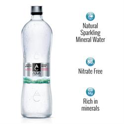 AQUA Carpatica Sparkling Mineral Water 750ml GLASS Nitrate Free