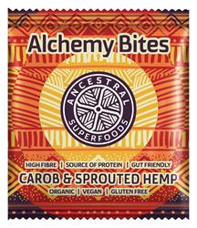 Ancestral Superfoods Alchemy Bites Carob & Sprouted Hemp 40g