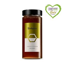 Balqees Balqees Raw Honey Lemon Zest & Ginger 400g