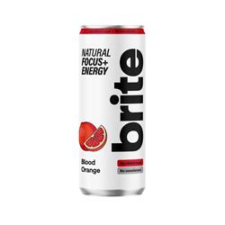 Brite Drinks Free Brite Natural FOCUS + ENERGY Blood Orange 330ml