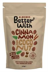 Better With Better With Cinnamon & Coconut Almonds 140g