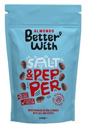 Better With Better With Salt & Pepper Almonds 140g