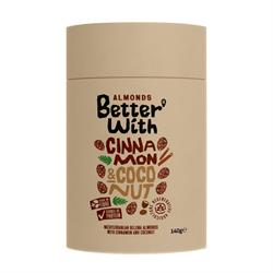Better With Better With Cinnamon & Coconut Almonds Tube 140g