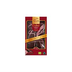 Belvas Belvas Tablette Dubai Semi Dark Raspberry 100g Bio