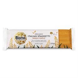 Biona Organic Wholewheat Spaghetti Pasta 500g