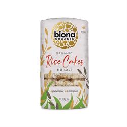 Biona Rice Cakes no Salt Organic 100g