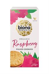 Biona Organic Raspberry Filled Cookies 175g