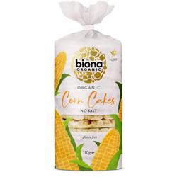 Biona Corn Cakes no salt  Organic  - 100% Corn 110g