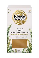 Biona Spelt Lasagne Organic 250g