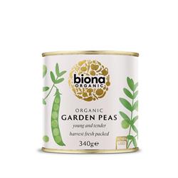 Biona Organic Garden Peas - 340g