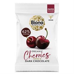 Biona Biona Organic Dark Chocolate Cherries 45g