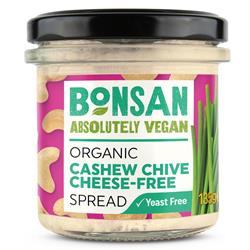 Bonsan Bonsan Cashew Chive Cheese-Free Spread Organic Vegan 135g