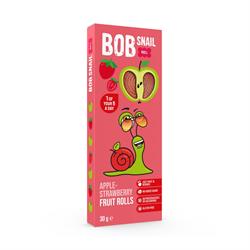 Bob Snail Bob Snail Apple-Strawberry Fruit Rolls 30g - 100% Fruit!