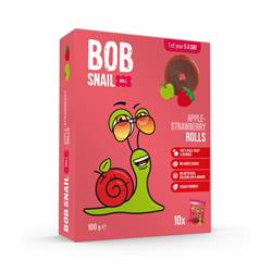 Bob Snail Bob Snail Apple-Strawberry Fruit Rolls 100g - 100% Fruit!