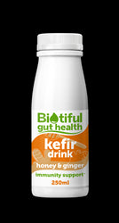 Bio-tiful Dairy Honey & Ginger Kefir Smoothie 250ml