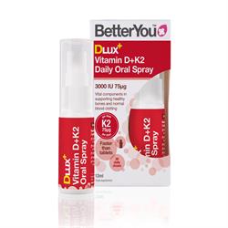 BetterYou DluxPlus Vitamin D+K2 Daily Oral Spray 12ml