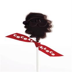 Cocoa Loco Organic F/T Dark Chocolate Santa Lolly 40g