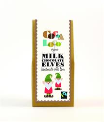 Cocoa Loco Milk Chocolate Elves Bars- Organic & Fairtrade 100g